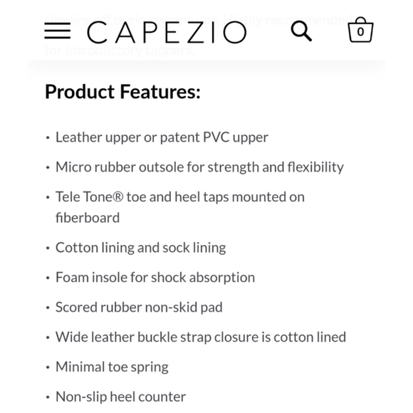 NIB Capezio 3800 Tan Mary Jane Tap Shoes - Picture 6 of 8